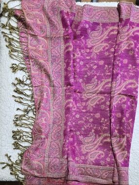Paisley Pashmina Wrap Scarf Set Of 4